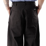 The WIDE BAKER PANTS WOVEN PANTS BLACK available online with global shipping, and in PAM Stores Melbourne and Sydney.