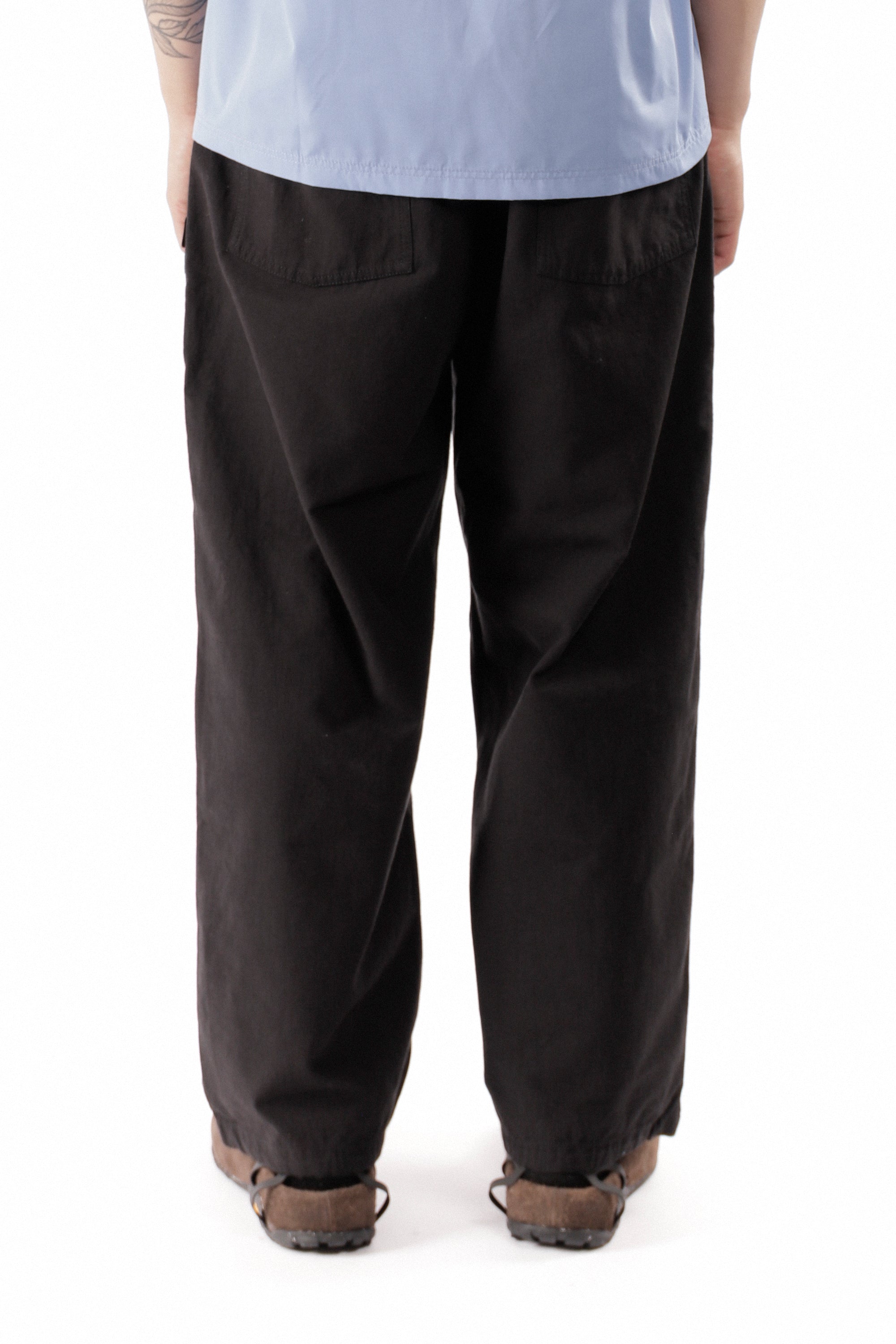 The WIDE BAKER PANTS WOVEN PANTS BLACK available online with global shipping, and in PAM Stores Melbourne and Sydney.
