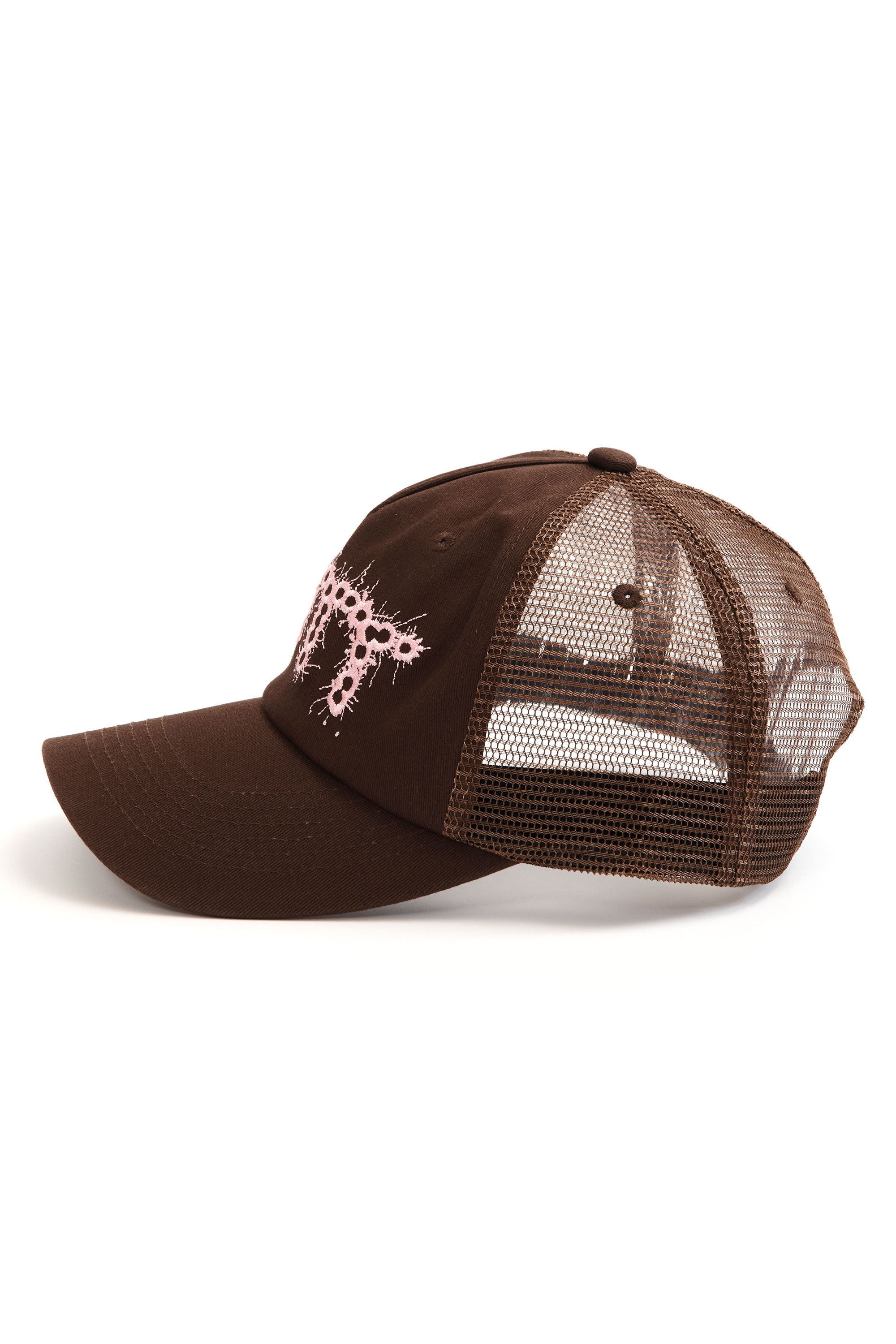 The BANG! Logo Mesh-back 5-Panel Cap Brown available online with global shipping, and in PAM Stores Melbourne and Sydney.