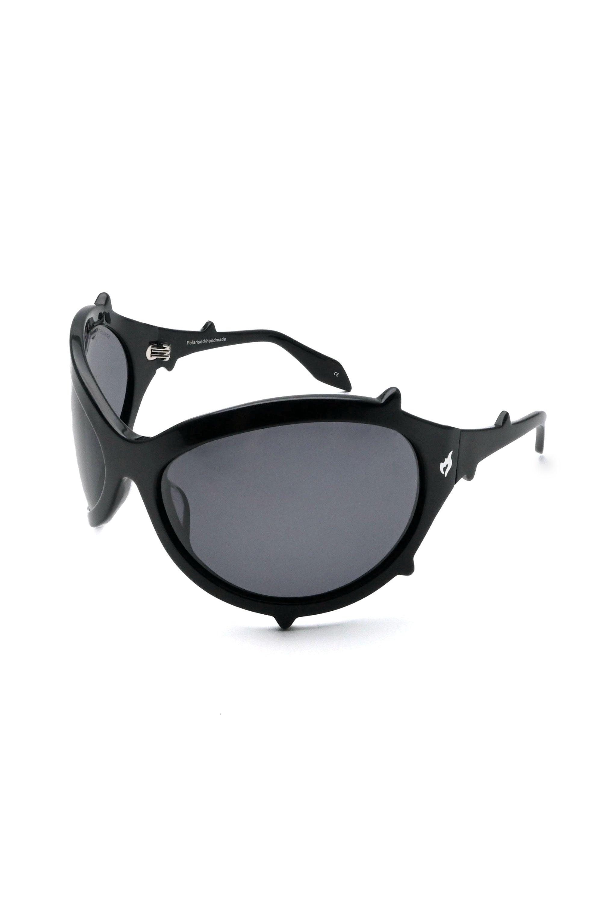 The THE BUG SPIKE SUNGLASSES BLACK available online with global shipping, and in PAM Stores Melbourne and Sydney.