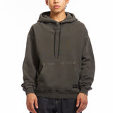 The PIGMENT DYED SWEAT HOODIE BLACK available online with global shipping, and in PAM Stores Melbourne and Sydney.