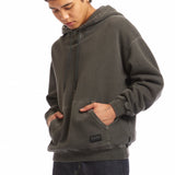 The PIGMENT DYED SWEAT HOODIE BLACK available online with global shipping, and in PAM Stores Melbourne and Sydney.