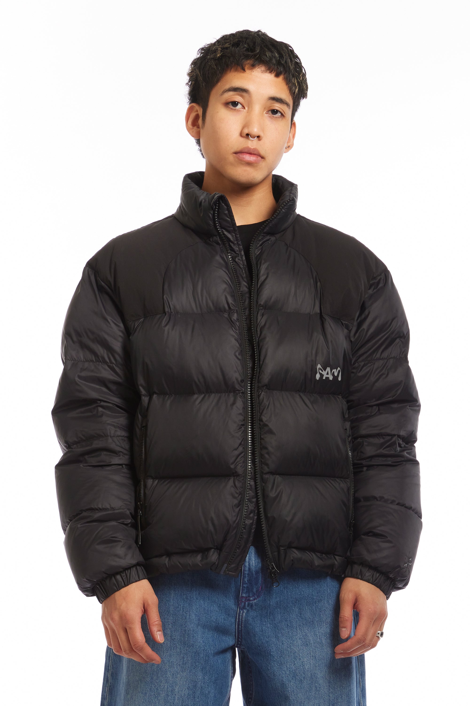 The STREAM DOWN JACKET BLACK available online with global shipping, and in PAM Stores Melbourne and Sydney.