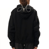 HAND-STITCHED FULL ZIP HOODIE
