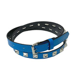 The HALF STUDS BELT BLUE available online with global shipping, and in PAM Stores Melbourne and Sydney.