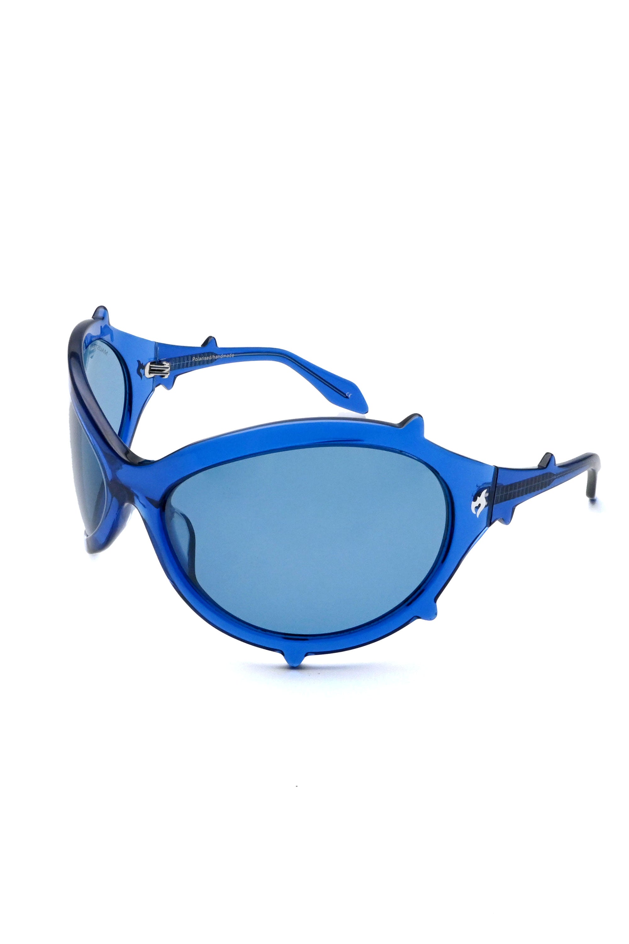 The THE BUG SPIKE SUNGLASSES BLUE available online with global shipping, and in PAM Stores Melbourne and Sydney.