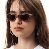 The ABICIS WORMHOLES SUNGLASSES GADUS BROWN available online with global shipping, and in PAM Stores Melbourne and Sydney.