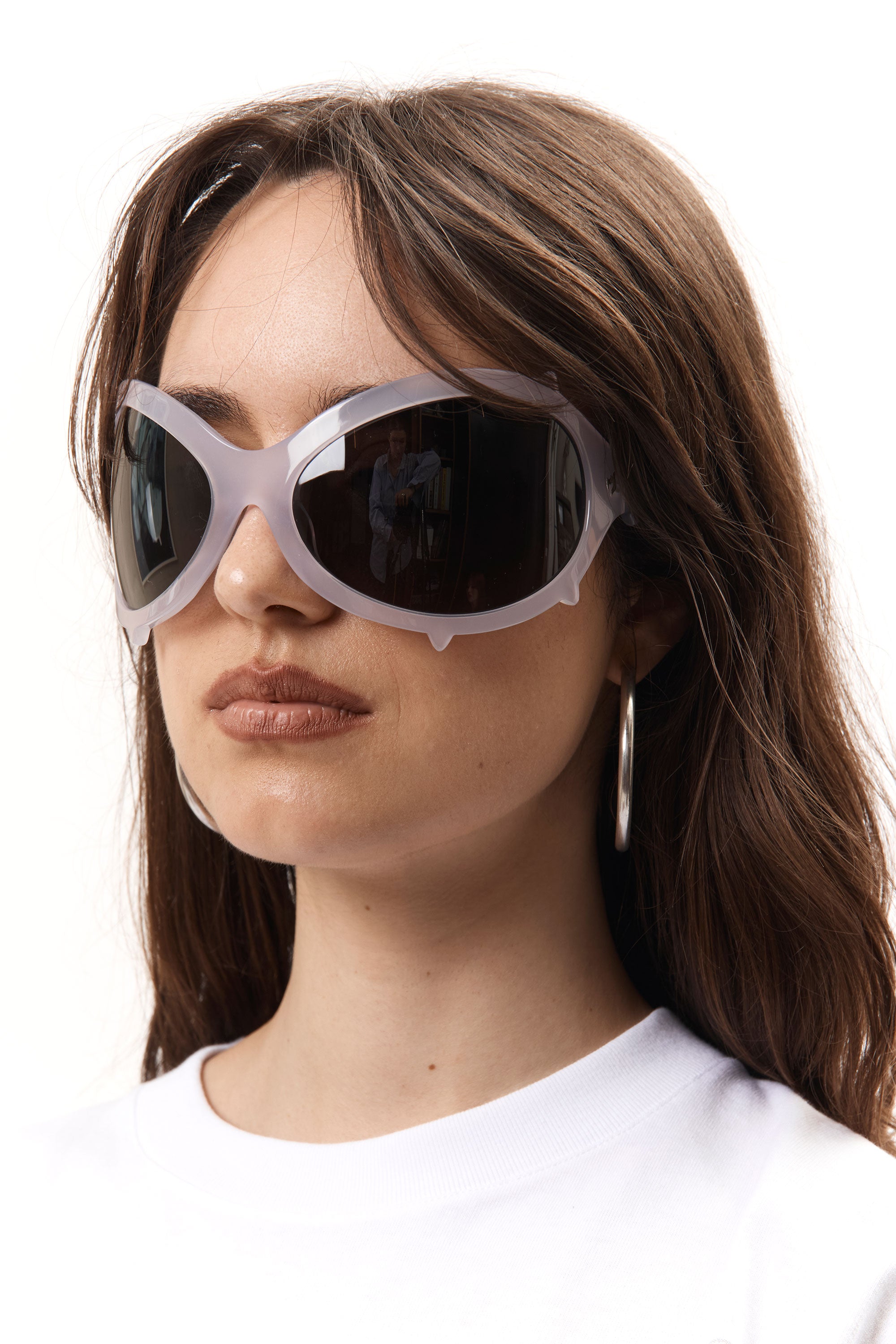 The BUG SPIKE - MILKY WHITE WITH SMOKE LENS available online with global shipping, and in PAM Stores Melbourne and Sydney.