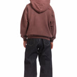 The PIGMENT DYED SWEAT HOODIE BURGUNDY available online with global shipping, and in PAM Stores Melbourne and Sydney.