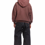The PIGMENT DYED SWEAT HOODIE BURGUNDY available online with global shipping, and in PAM Stores Melbourne and Sydney.