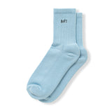 The Mini OG Logo Socks Light Blue available online with global shipping, and in PAM Stores Melbourne and Sydney.