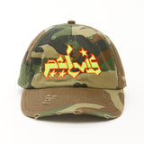 The STARS LOGO CAP DAMAGED CAMO available online with global shipping, and in PAM Stores Melbourne and Sydney.