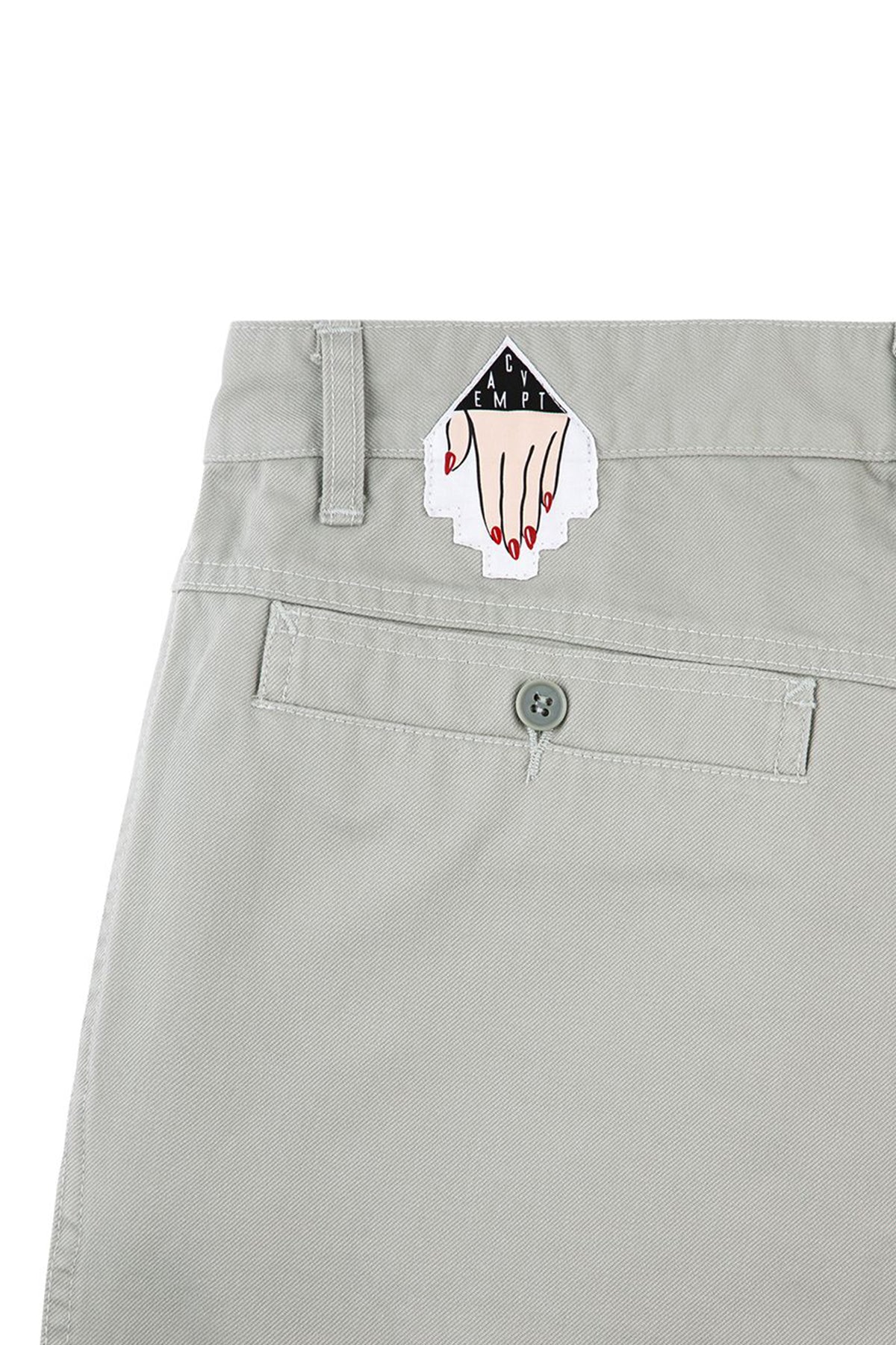 The CASUAL TWO TUCK PANTS GREY available online with global shipping, and in PAM Stores Melbourne and Sydney.