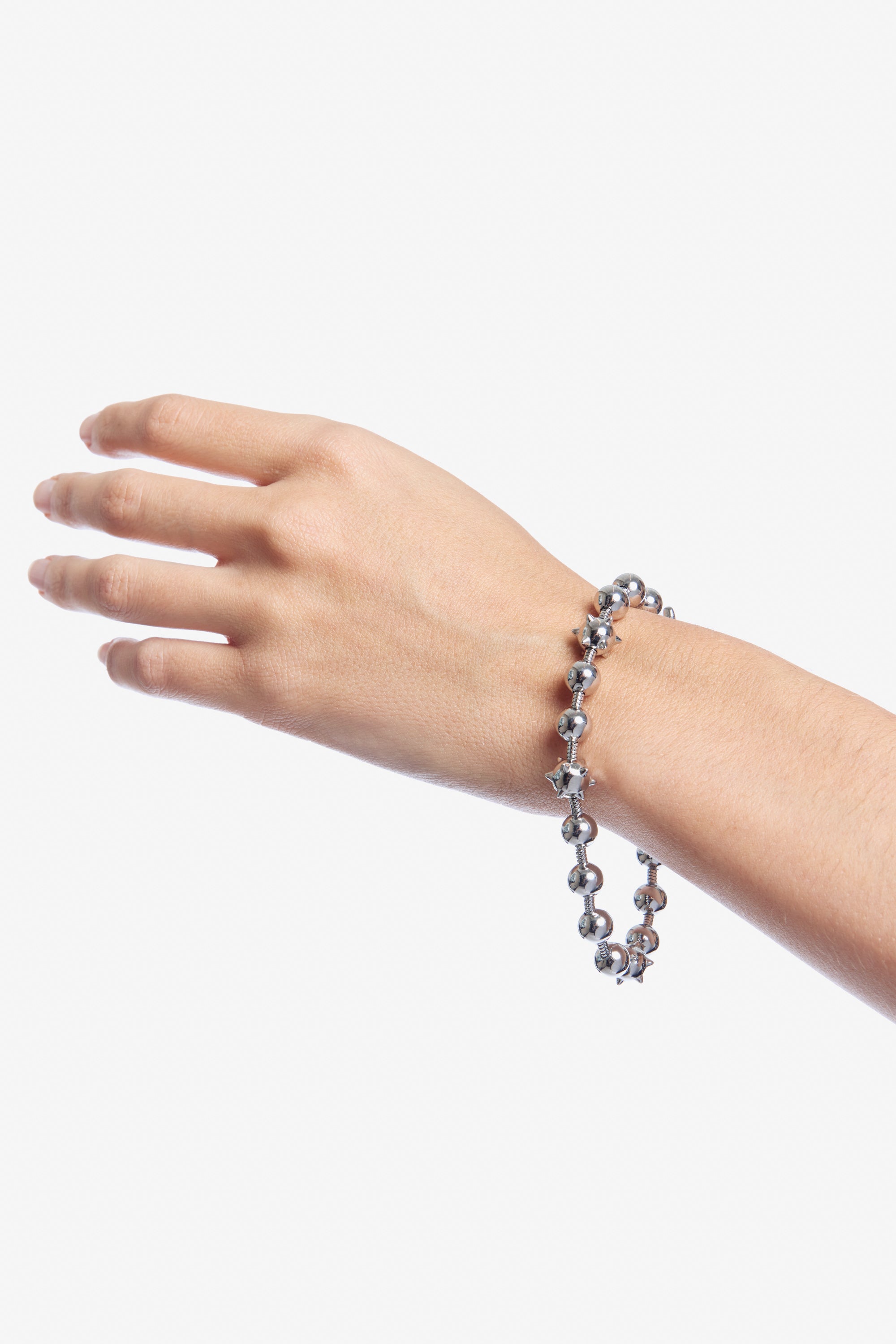 The CELESTIAL ORBS BALL AND CHAIN BRACELET available online with global shipping, and in PAM Stores Melbourne and Sydney.