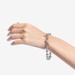 The CELESTIAL ORBS BALL AND CHAIN BRACELET available online with global shipping, and in PAM Stores Melbourne and Sydney.