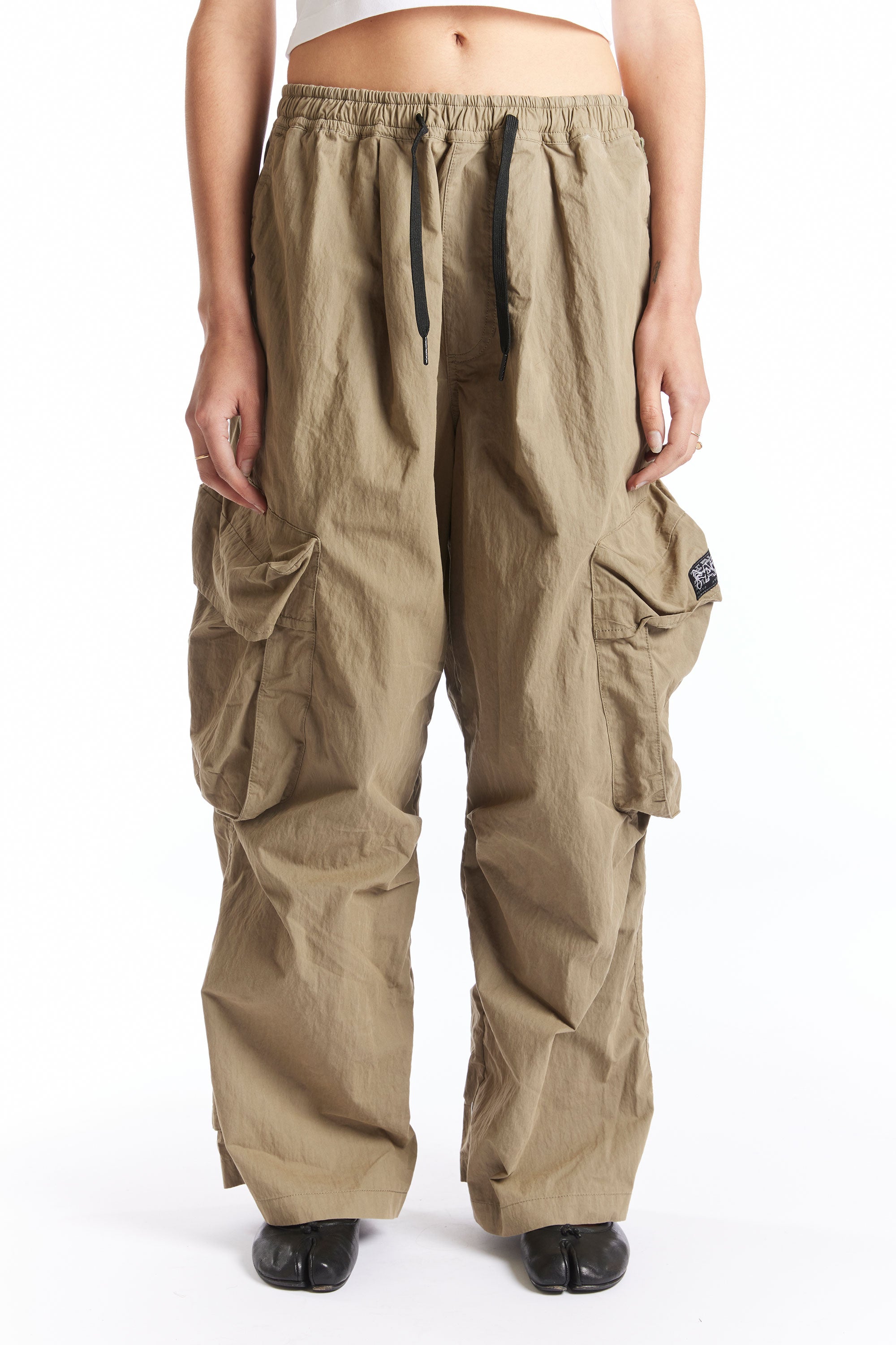The WTTC CHOW PANTS ELM available online with global shipping, and in PAM Stores Melbourne and Sydney.