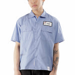 The CLASSIC WORK SHIRT SS-1 BLUE available online with global shipping, and in PAM Stores Melbourne and Sydney.
