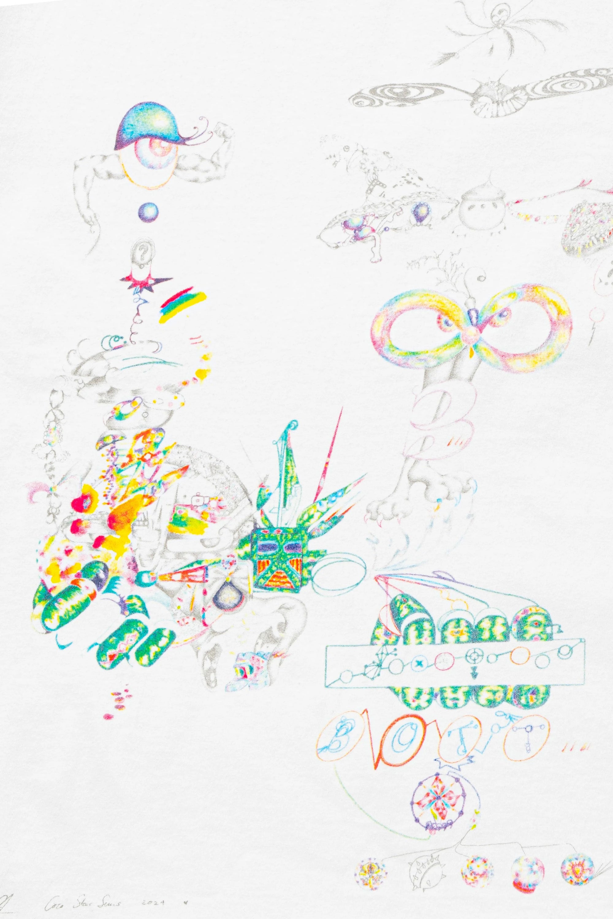 The Coco Tee White available online with global shipping, and in PAM Stores Melbourne and Sydney.