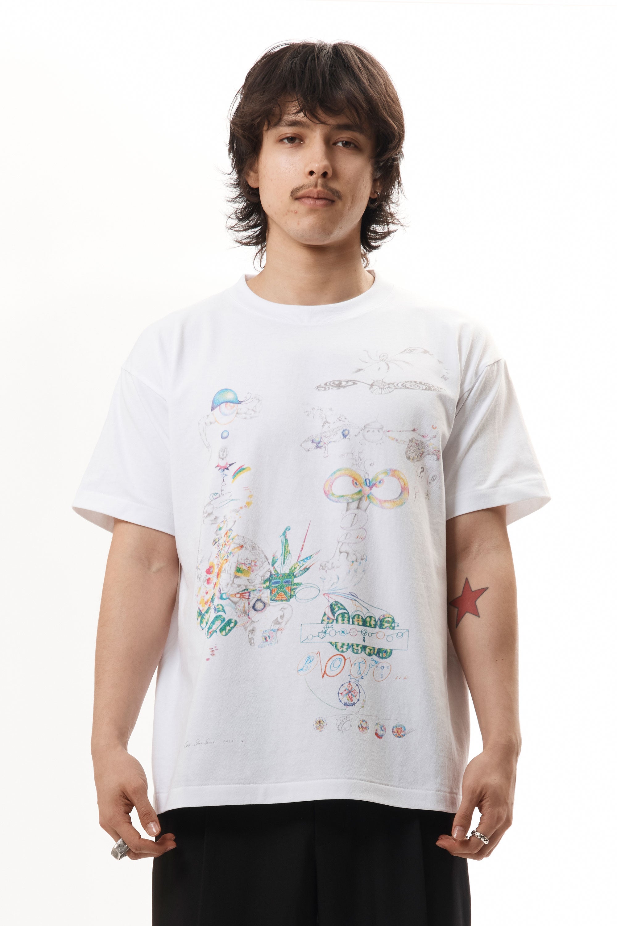 The Coco Tee White available online with global shipping, and in PAM Stores Melbourne and Sydney.