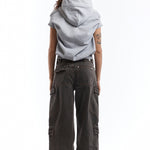 The LONG STRAP CROPPED HOODIE available online with global shipping, and in PAM Stores Melbourne and Sydney.