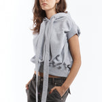 The LONG STRAP CROPPED HOODIE available online with global shipping, and in PAM Stores Melbourne and Sydney.