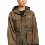 The FADED MP JACKET OLIVE DRAB available online with global shipping, and in PAM Stores Melbourne and Sydney.