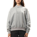 DOUBLE HENLEY SWEATSHIRT GREY
