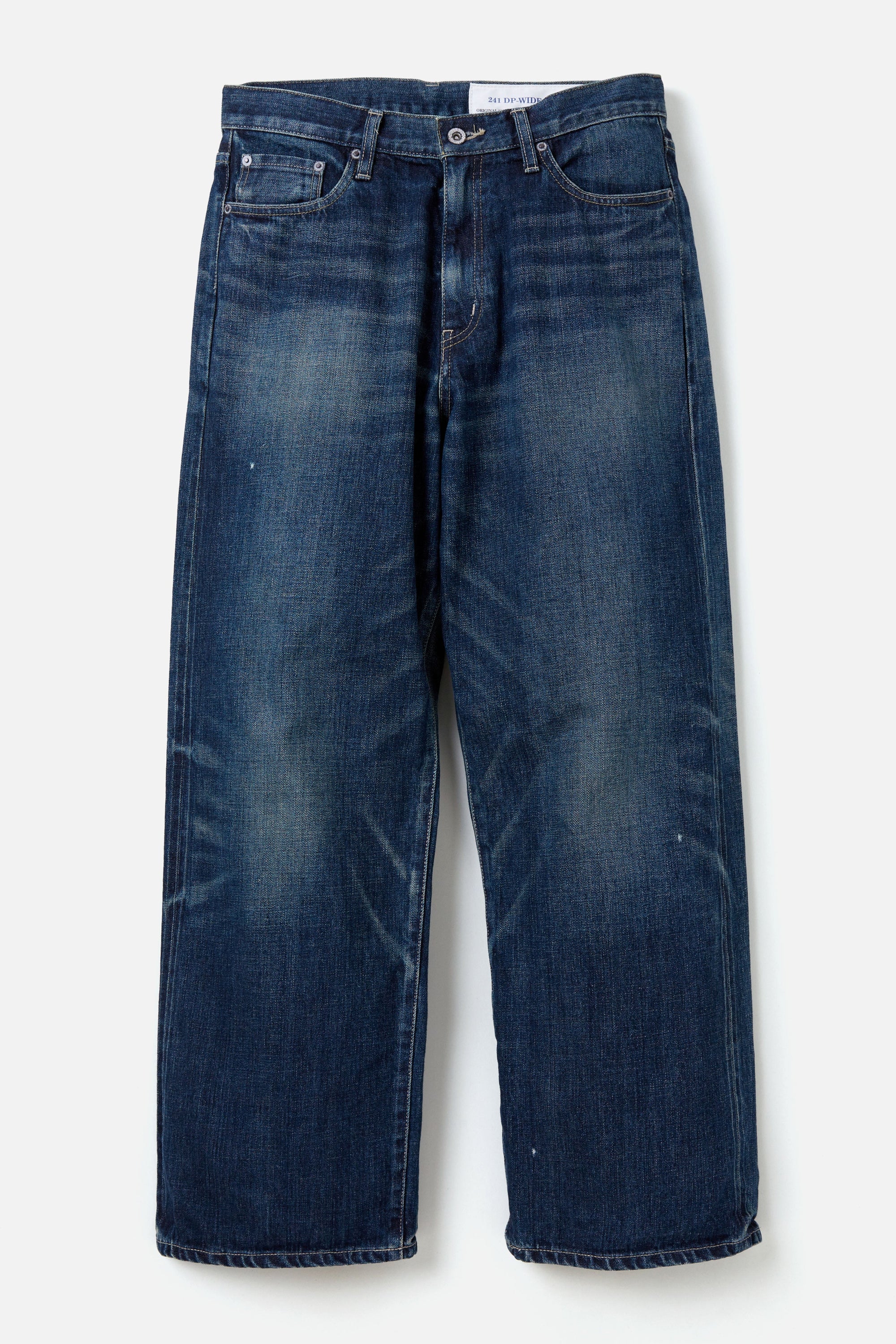 The WASHED DENIM DP WIDE PANTS INDIGO available online with global shipping, and in PAM Stores Melbourne and Sydney.
