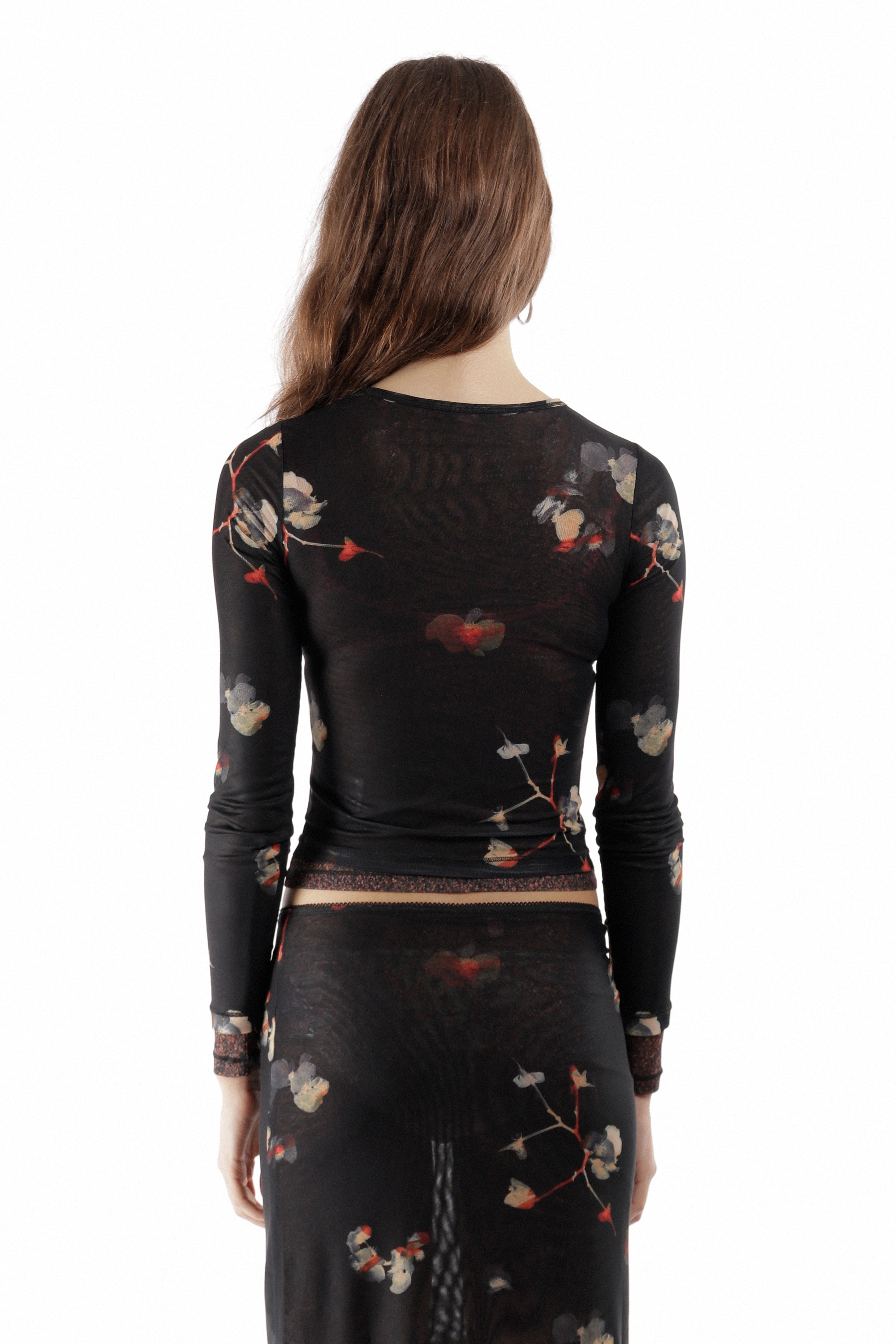 The ECKHAUS LATTA - DUET TOP BLACK PANSY available online with global shipping, and in PAM Stores Melbourne and Sydney.