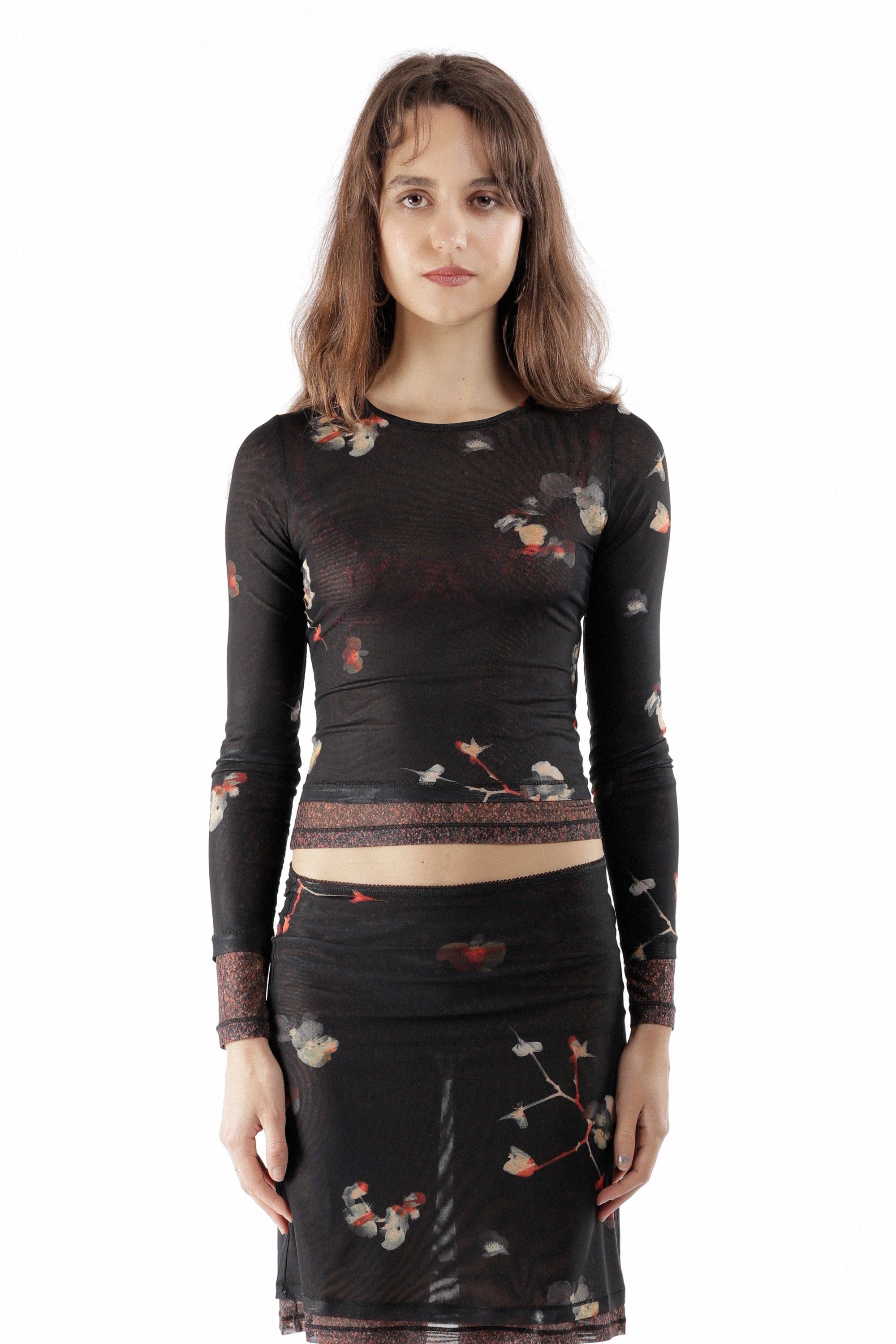 The ECKHAUS LATTA - DUET TOP BLACK PANSY available online with global shipping, and in PAM Stores Melbourne and Sydney.