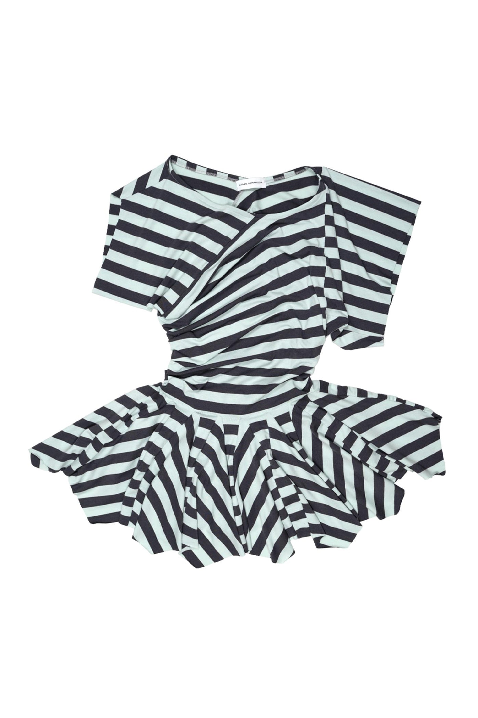 The STRIPE MINI DRESS available online with global shipping, and in PAM Stores Melbourne and Sydney.
