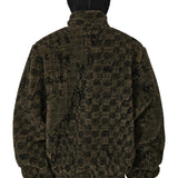 The Ewe Furry Jacket Olive available online with global shipping, and in PAM Stores Melbourne and Sydney.