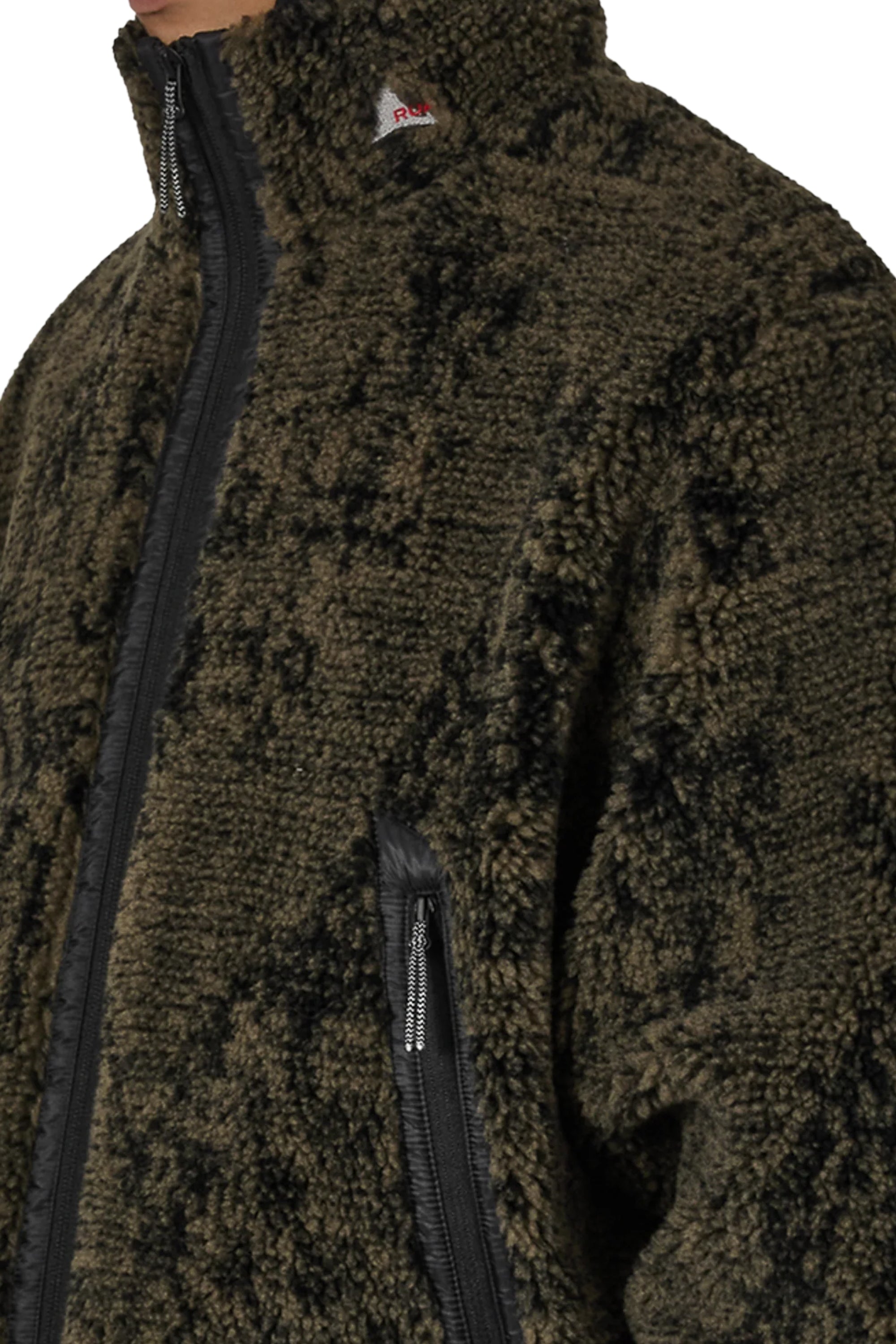 The Ewe Furry Jacket Olive available online with global shipping, and in PAM Stores Melbourne and Sydney.