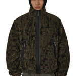 The Ewe Furry Jacket Olive available online with global shipping, and in PAM Stores Melbourne and Sydney.