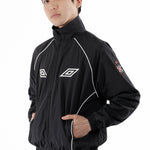 The Eyes Tracksuit Jacket Black available online with global shipping, and in PAM Stores Melbourne and Sydney.