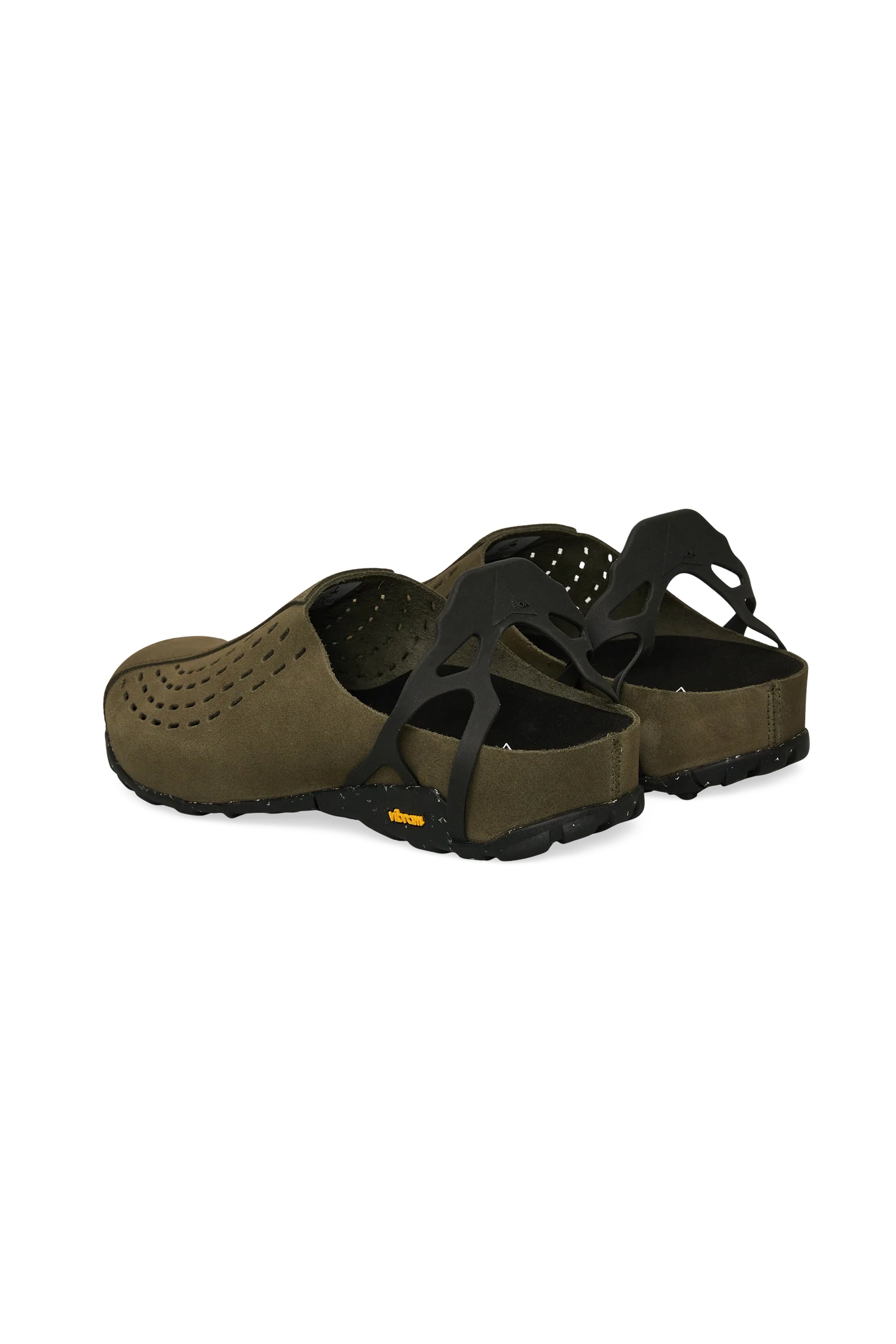 The Fedaia Sandal Slide Olive Black available online with global shipping, and in PAM Stores Melbourne and Sydney.