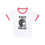 The Free Ratgirl Ringer Tee White - Ratgirl available online with global shipping, and in PAM Stores Melbourne and Sydney.