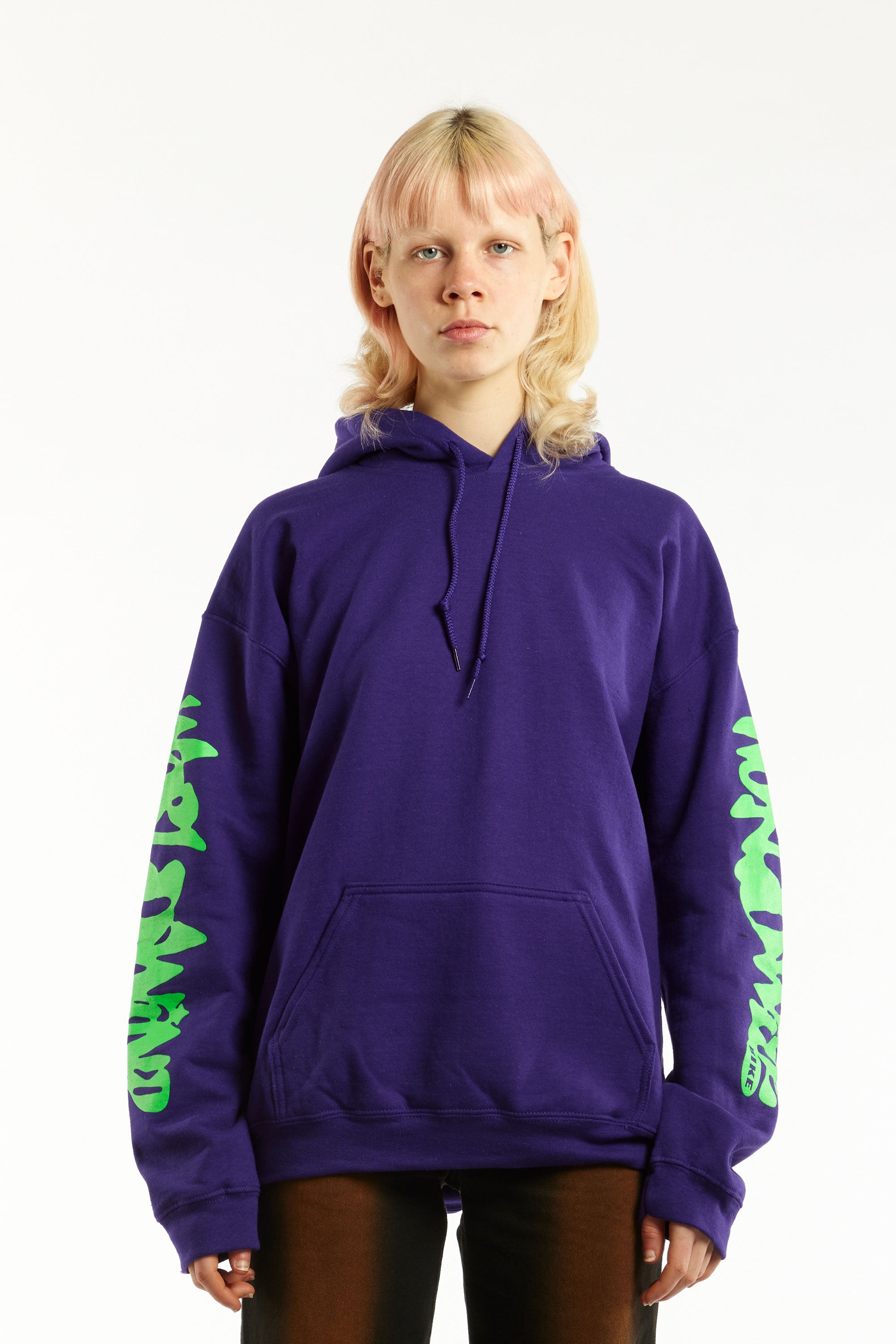 The WORLDWIND - CROAKY WHEEL HOODIE PURPLE available online with global shipping, and in PAM Stores Melbourne and Sydney.