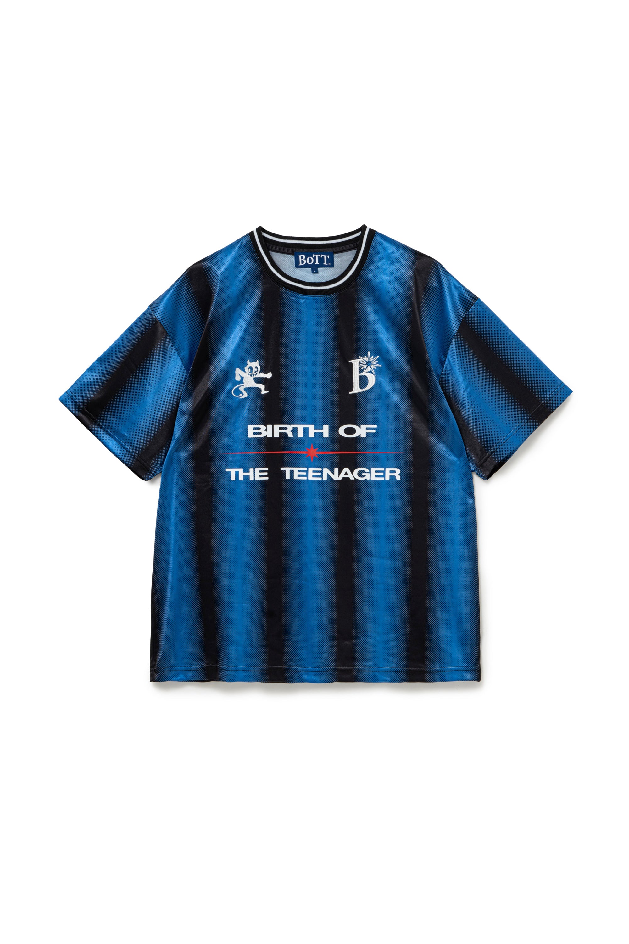The Gradient Soccer Shirt Black available online with global shipping, and in PAM Stores Melbourne and Sydney.