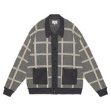 The GRID LOOSE KNIT CARDIGAN available online with global shipping, and in PAM Stores Melbourne and Sydney.