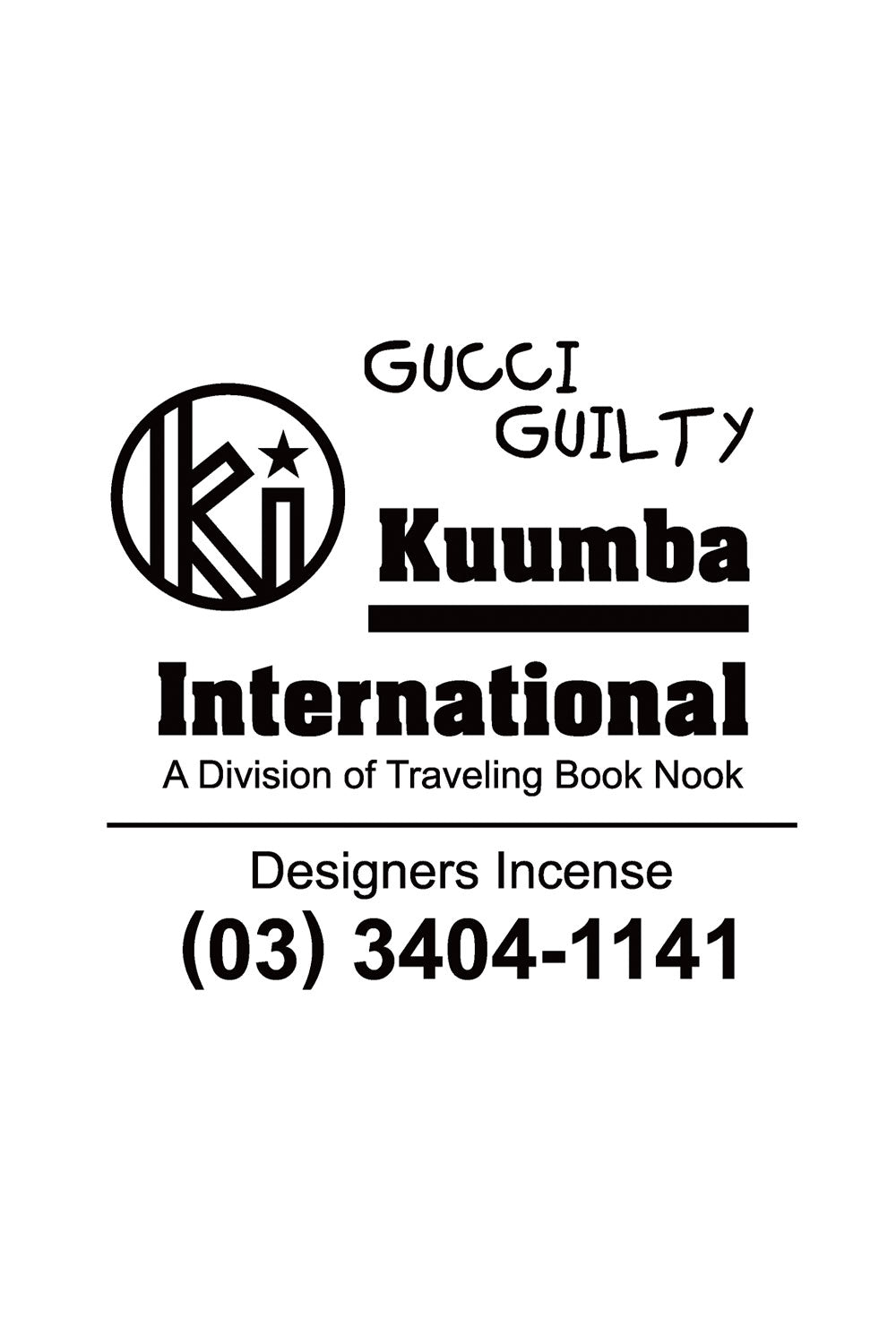 The DESIGNERS INCENSE GUCCI GUILTY available online with global shipping, and in PAM Stores Melbourne and Sydney.