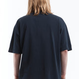 The ULTRA HAPPY TEE NAVY available online with global shipping, and in PAM Stores Melbourne and Sydney.