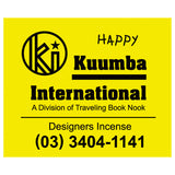 The KUUMBA - DESIGNERS INCENSE HAPPY available online with global shipping, and in PAM Stores Melbourne and Sydney.