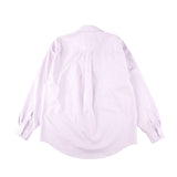 FLOATING HEART BROADCLOTH SHIRT LAVENDER STRIPE
