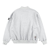 DOUBLE HENLEY SWEATSHIRT GREY