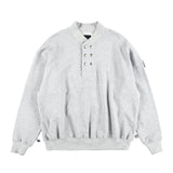 DOUBLE HENLEY SWEATSHIRT GREY