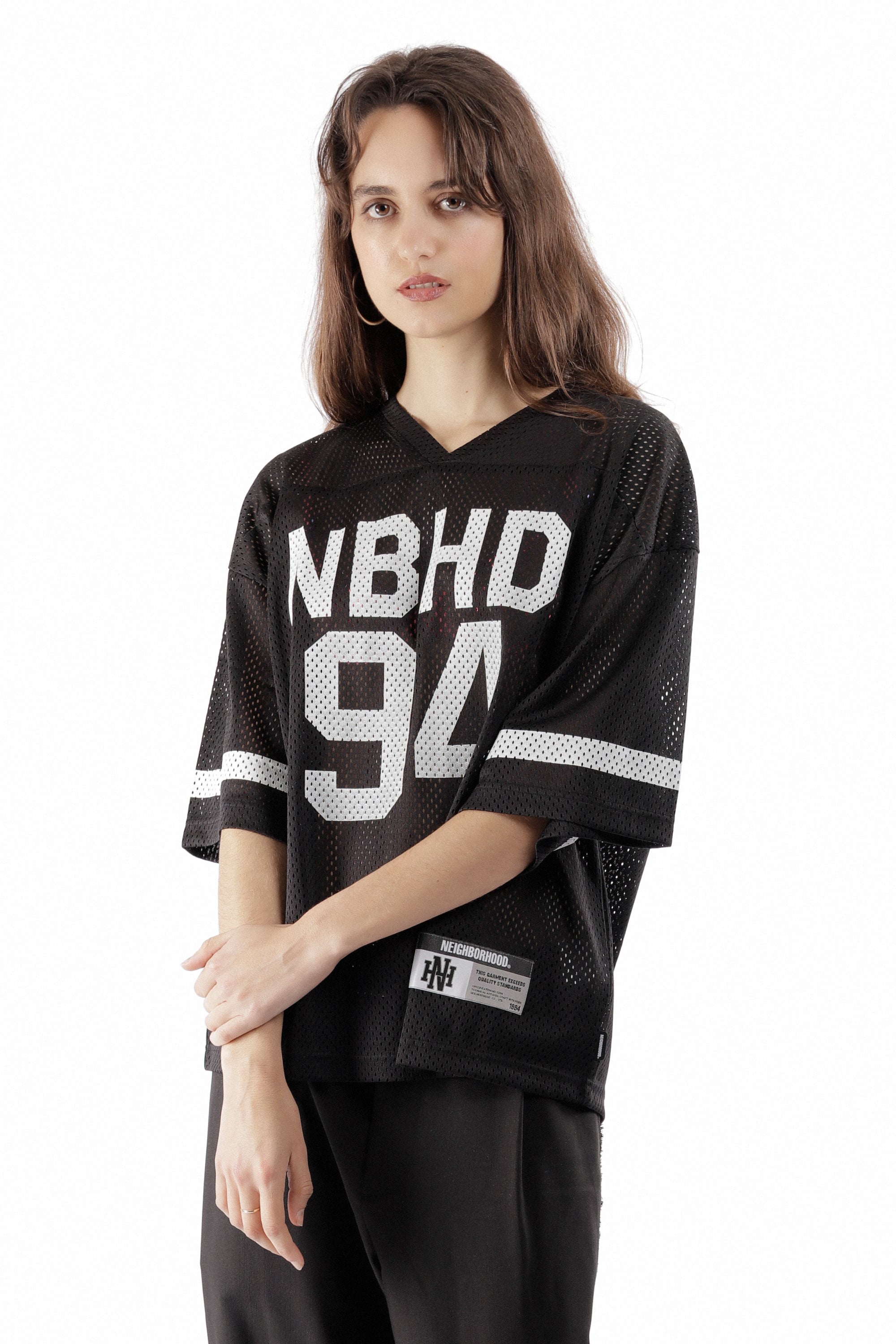 The HOCKEY V-NECK SS T-SHIRT BLACK available online with global shipping, and in PAM Stores Melbourne and Sydney.