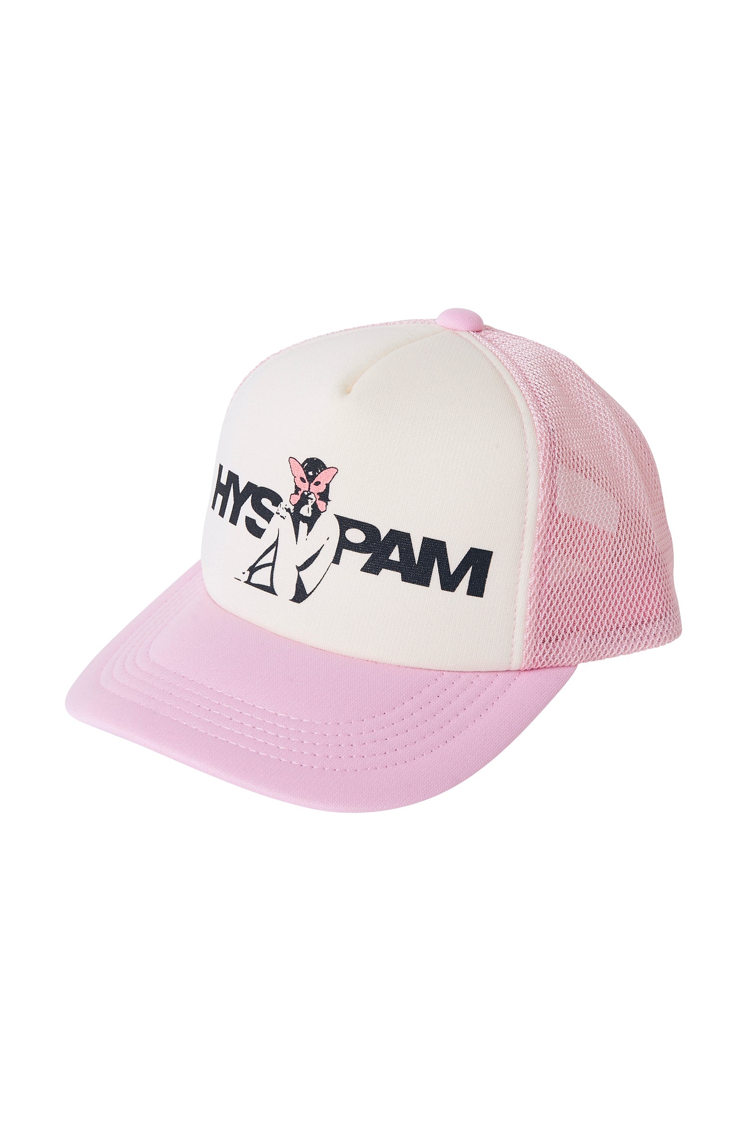 The PAM X HYSTERIC GLAMOUR - ALIEN GIRL TRUCKER CAP PINK available online with global shipping, and in PAM Stores Melbourne and Sydney.