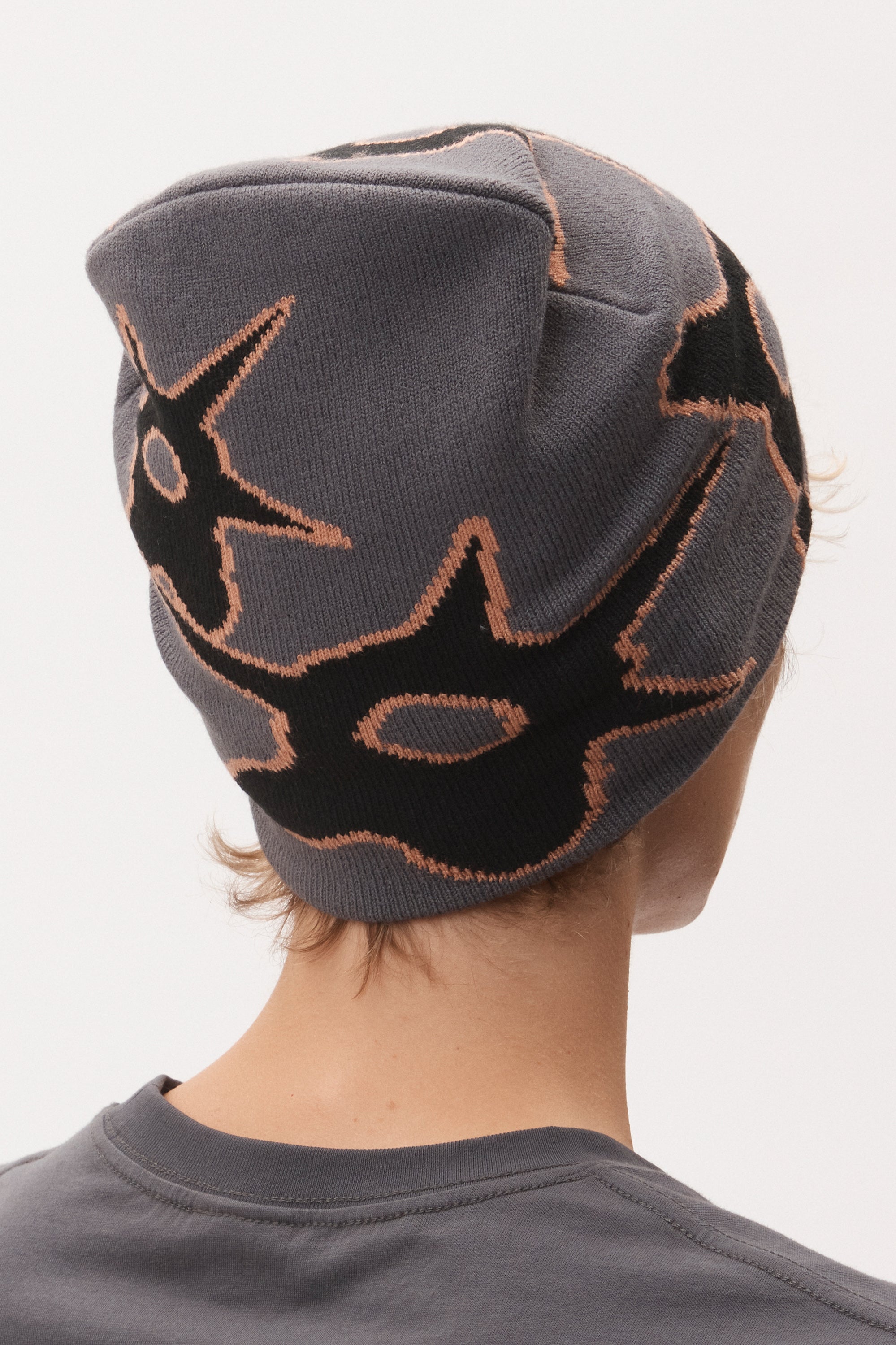The URCHIN BEANIE - GREY available online with global shipping, and in PAM Stores Melbourne and Sydney.