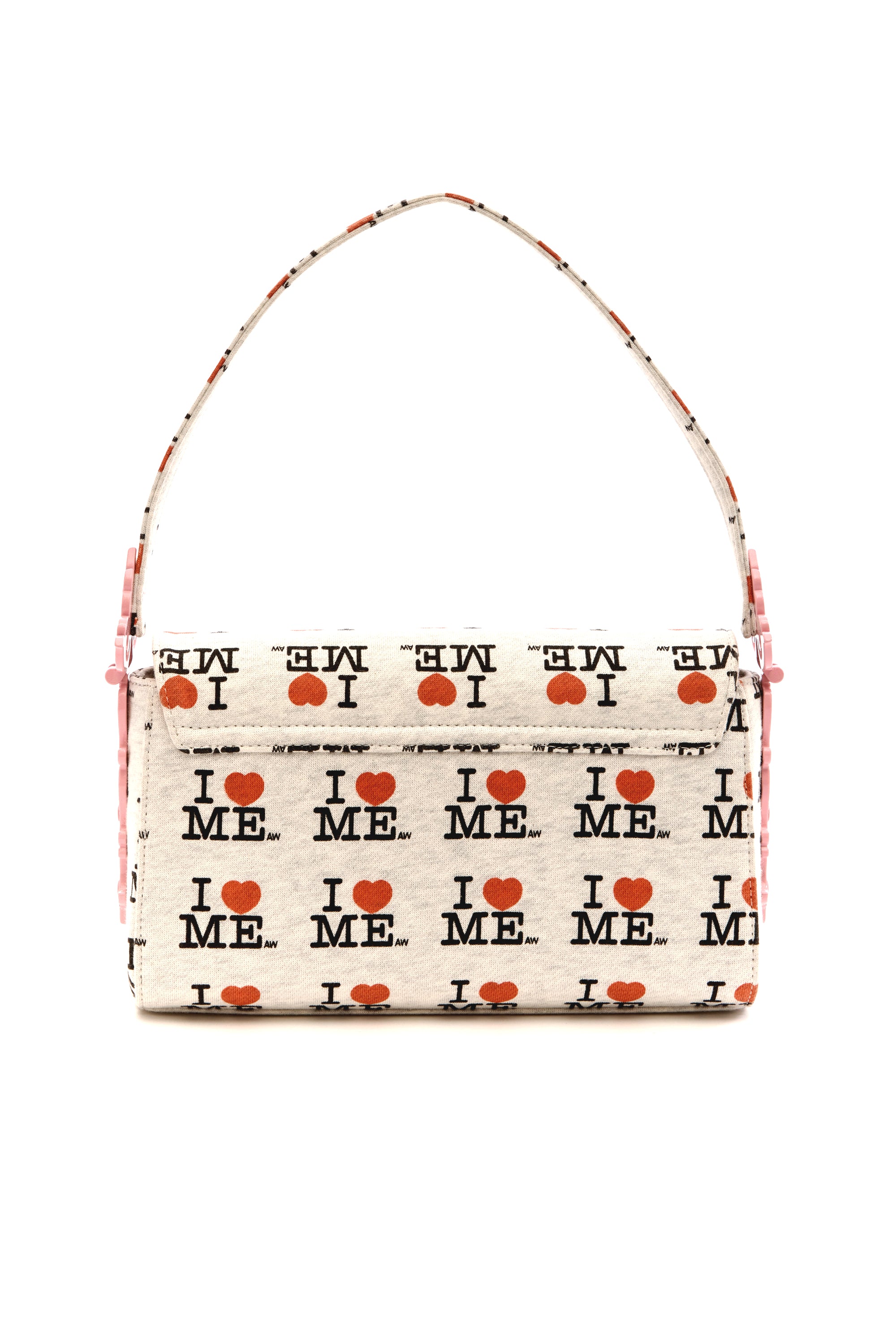 The GREY I HEART ME LOCK HANDBAG available online with global shipping, and in PAM Stores Melbourne and Sydney.